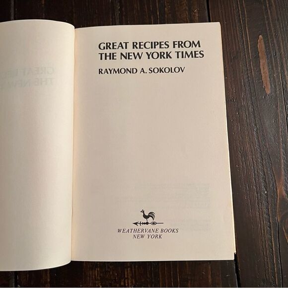 Great Recipes from the New York Times edited by Raymond A. Sokolov (Vintage) - Picture 2 of 9
